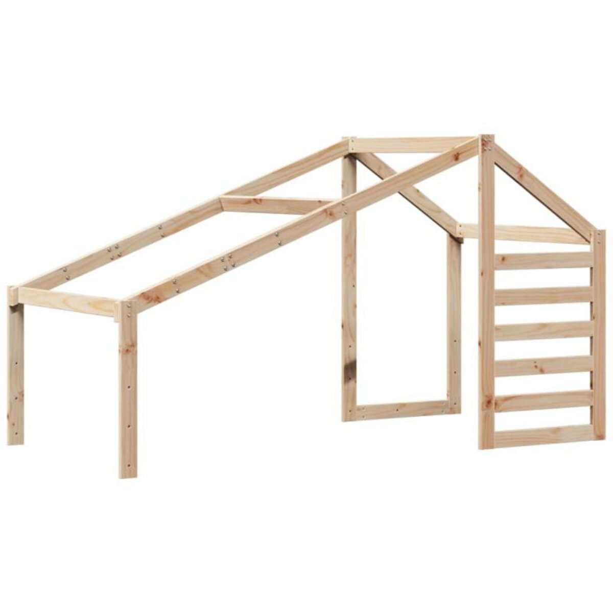 VIDAXL Toit de lit pour enfants 198x87x113 cm bois de pin massif