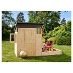 Soulet Cabane de jardin enfant - Bois - H1,60m- PALM SPRINGS