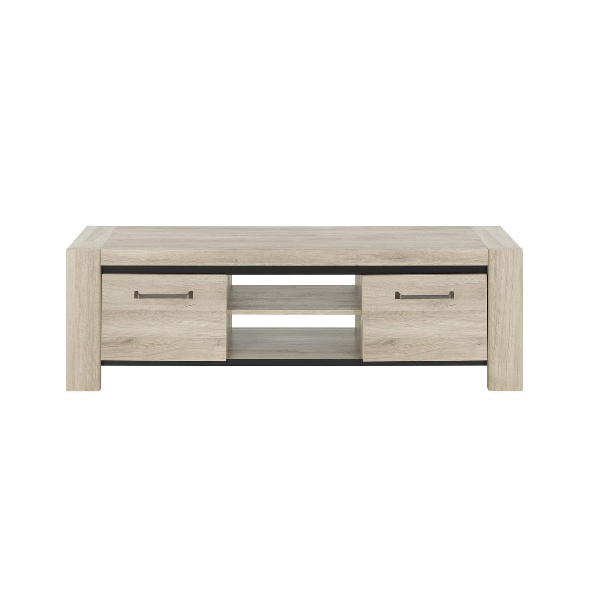 Meuble TV 2 portes  L160xH50xP49cm ROBIN