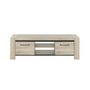 Voir la diapositive 1 : Meuble TV 2 portes  L160xH50xP49cm ROBIN