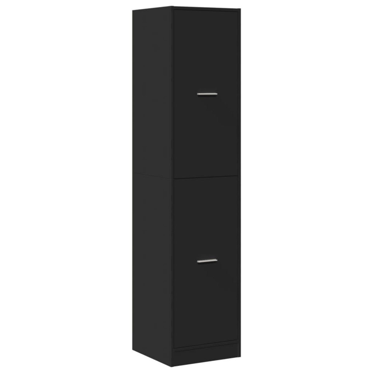 VIDAXL Armoire d'apothicaire noir 40x41x174,5 cm bois d'ingenierie