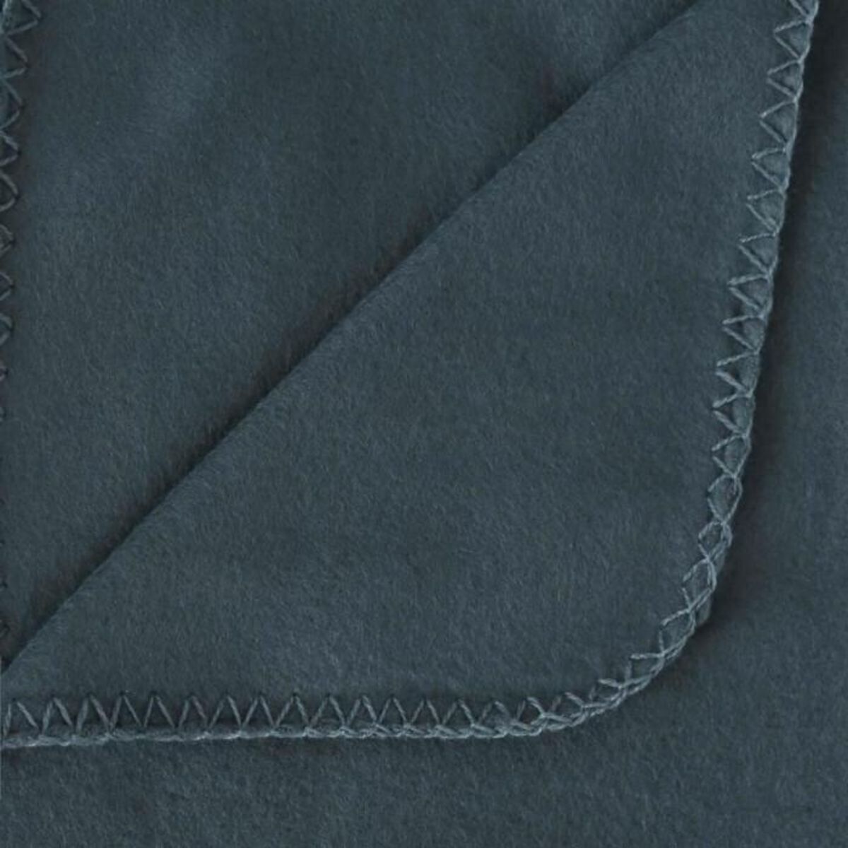 ATMOSPHERA Plaid Polaire  Jeremy  125x150cm Bleu Orage