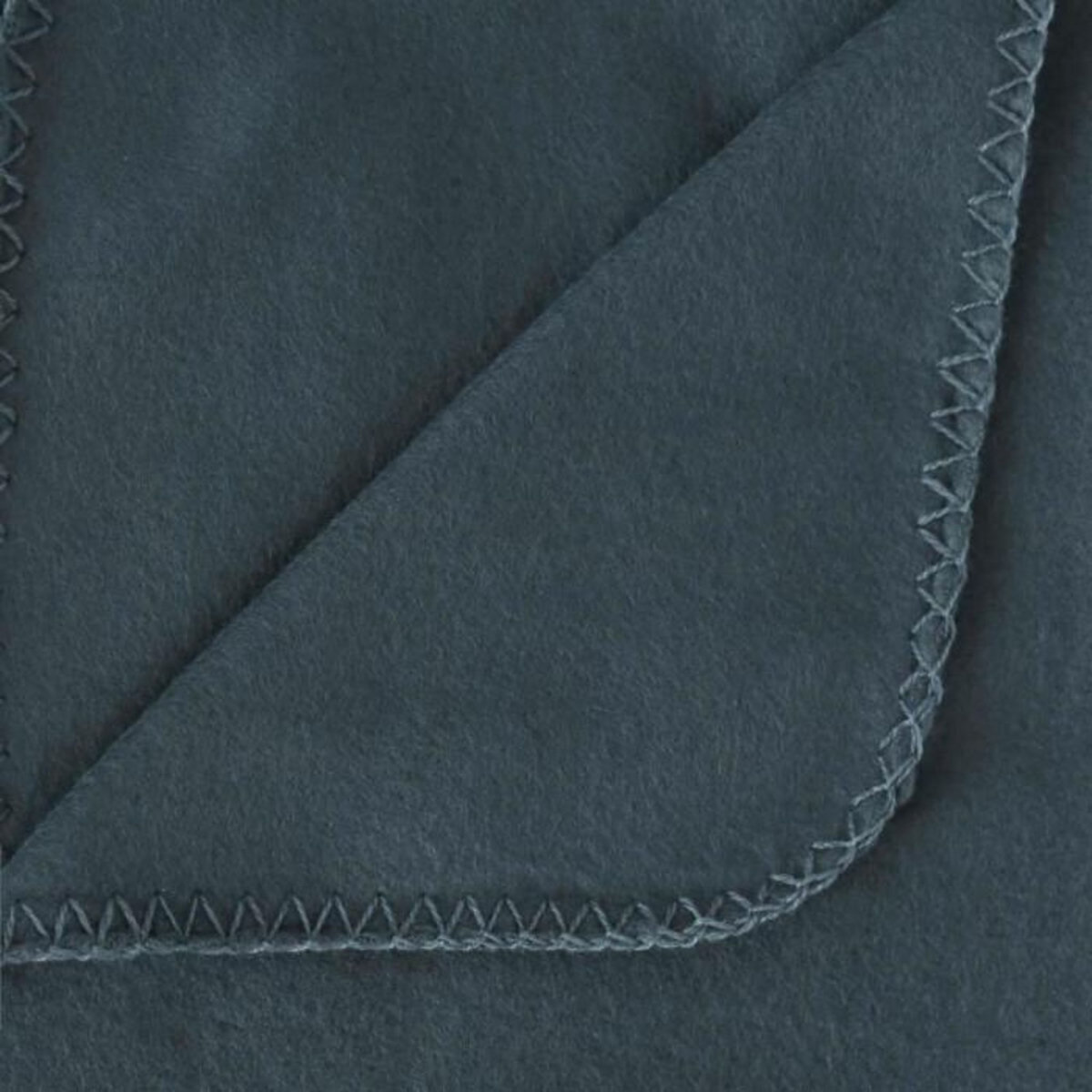 ATMOSPHERA Plaid Polaire  Jeremy  125x150cm Bleu Orage