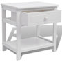 Voir la diapositive 4 : VIDAXL Table de chevet 2 pcs Bois Blanc