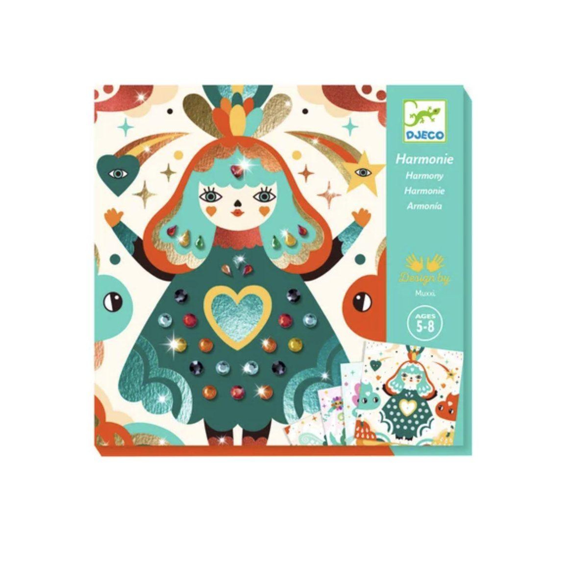 Djeco Gommettes brillantes - harmonie