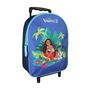 Voir la diapositive 2 : Bagtrotter Bagtrotter - Vaiana - Disney - Sac à Dos Scolaire à Roulettes  - Bleu Foncé - 1 Compartiment Zippé - Bretelles Matelassées - 25x12x32cm - Matière Polyester - Sac à Dos Scolaire Maternelle