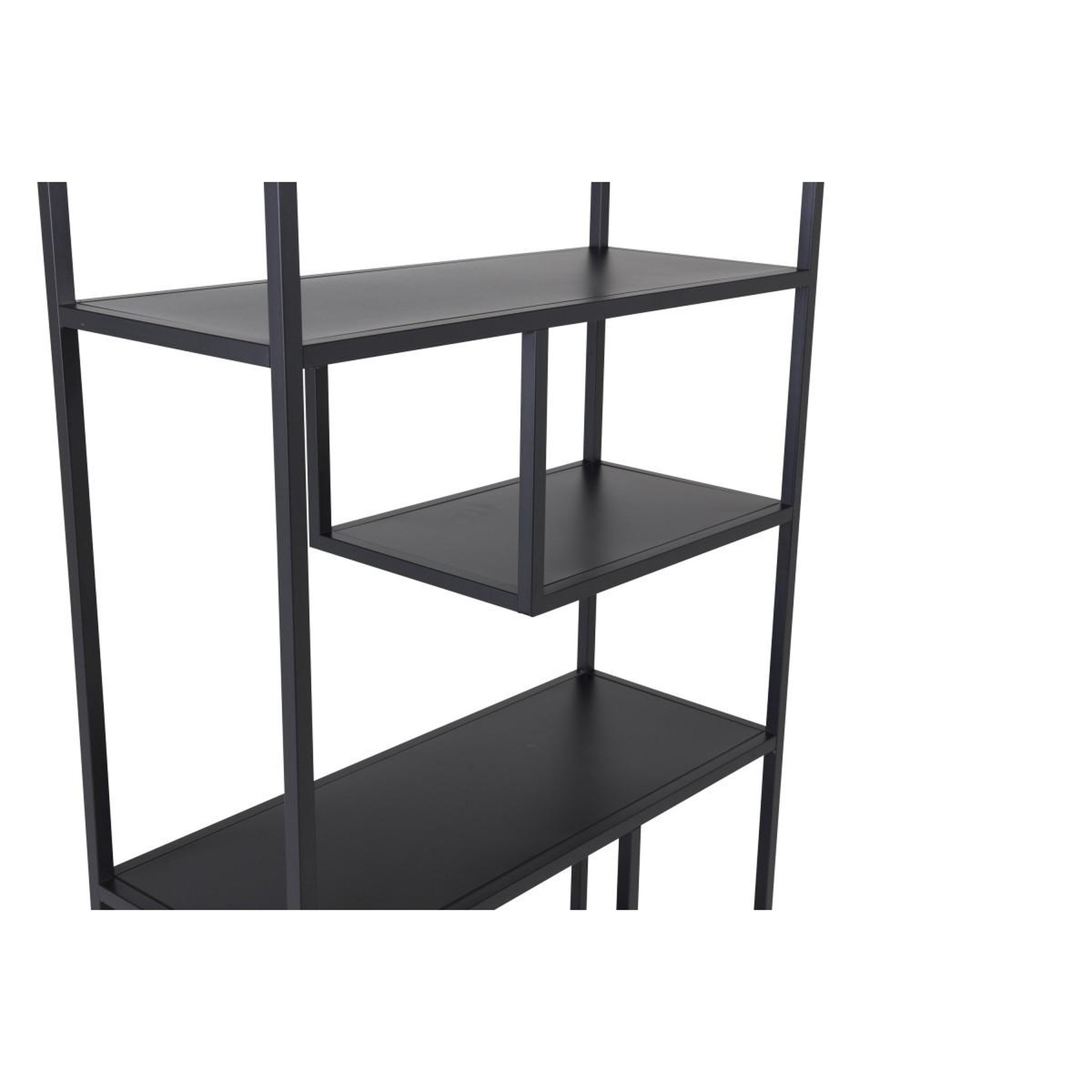 Voir la diapositive 3 : Paris Prix Étagère bibliothèque 6 niveaux  staal  190cm noir