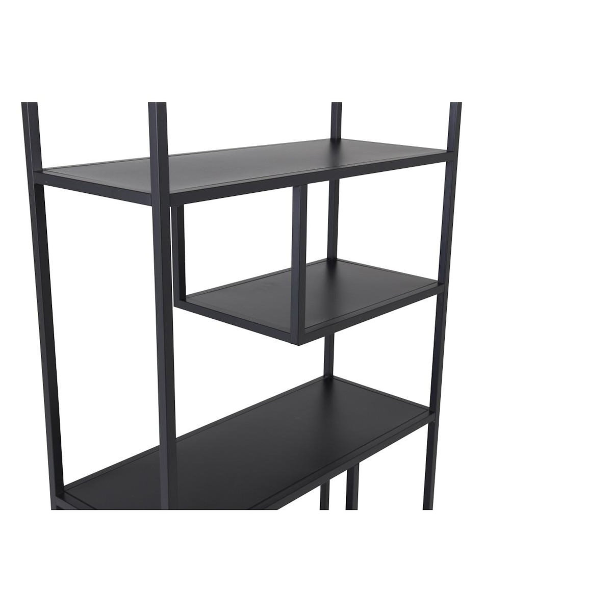 Paris Prix Étagère Bibliothèque 6 Niveaux  Staal  190cm Noir