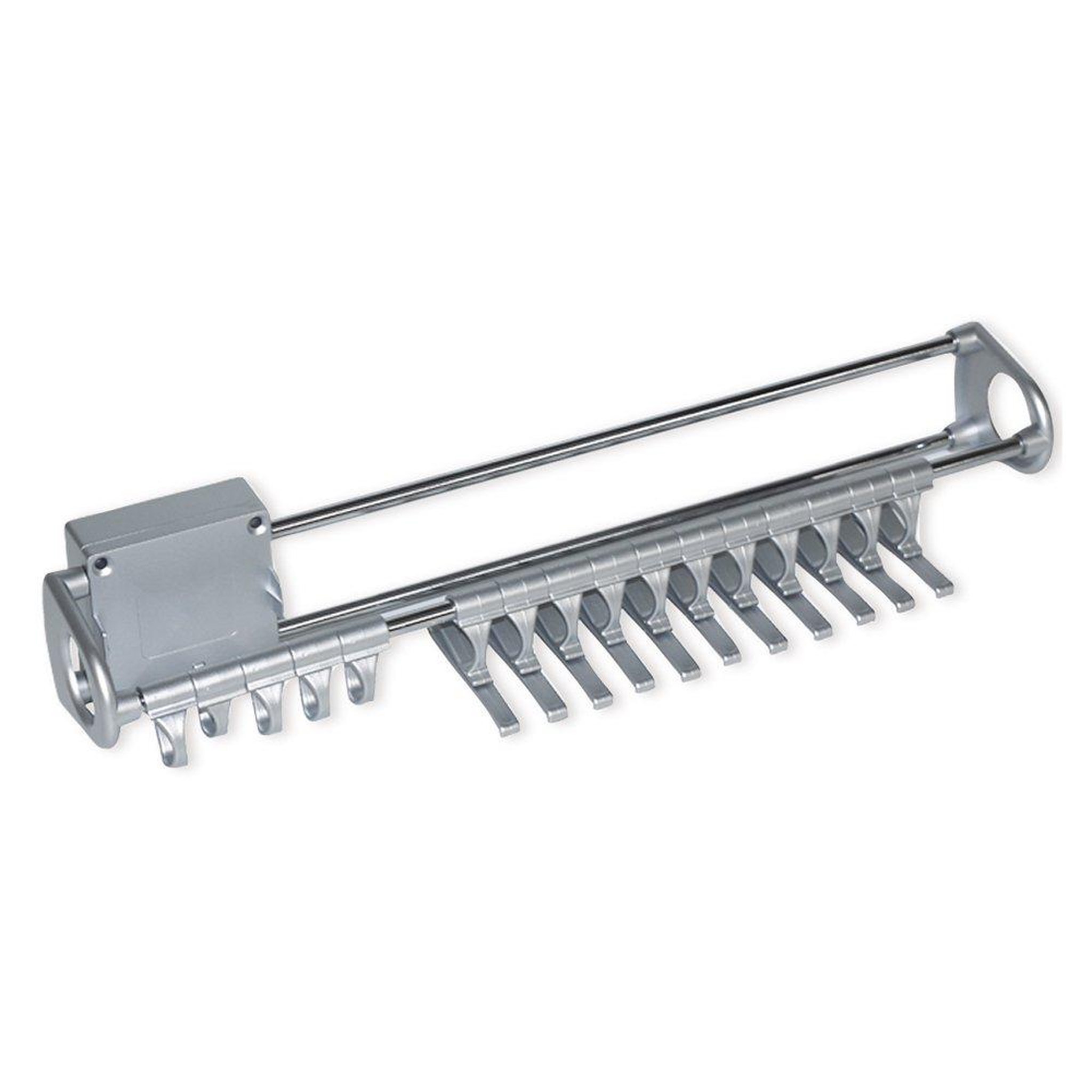 Emuca 6211025 Porte cravates latéral extractible Self, Peint en aluminium, Acier et Plastique