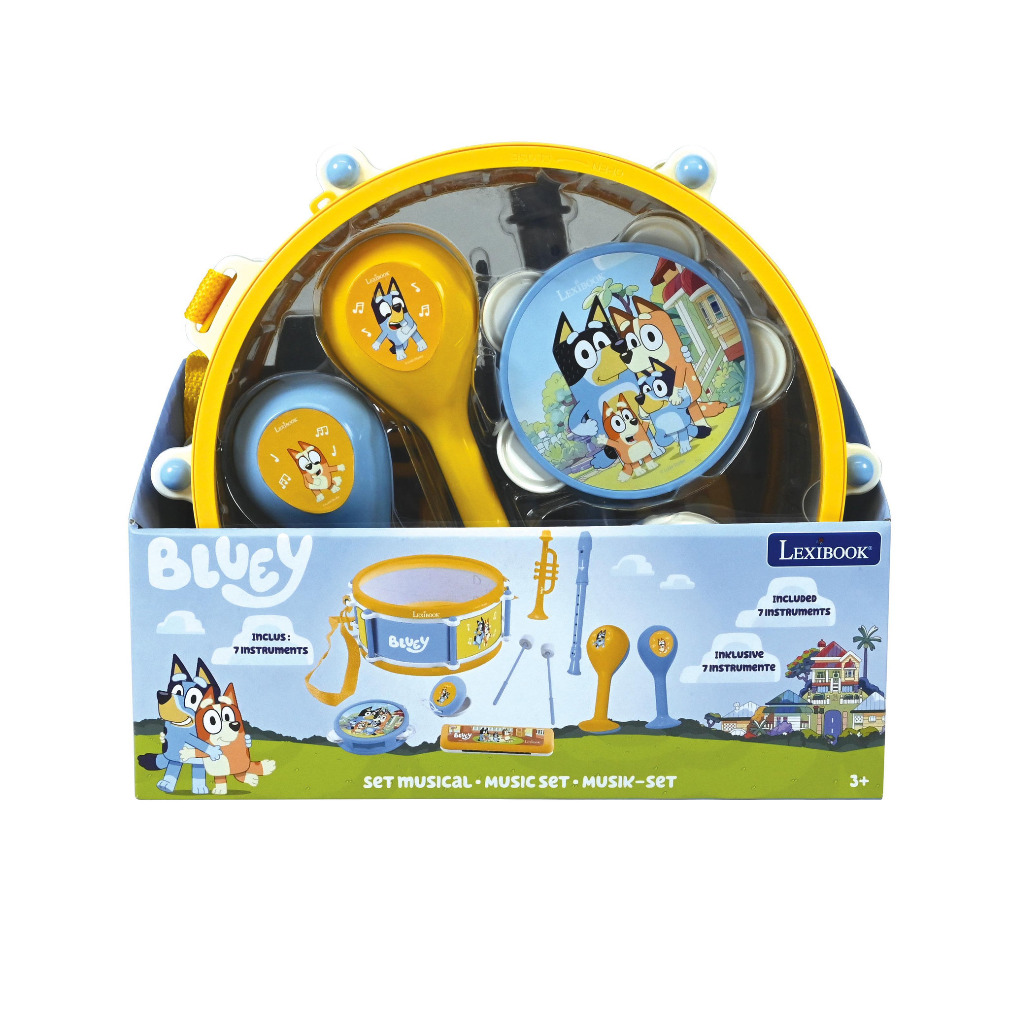 Voir la diapositive 3 : Lexibook Set Musical 7pcs Bluey