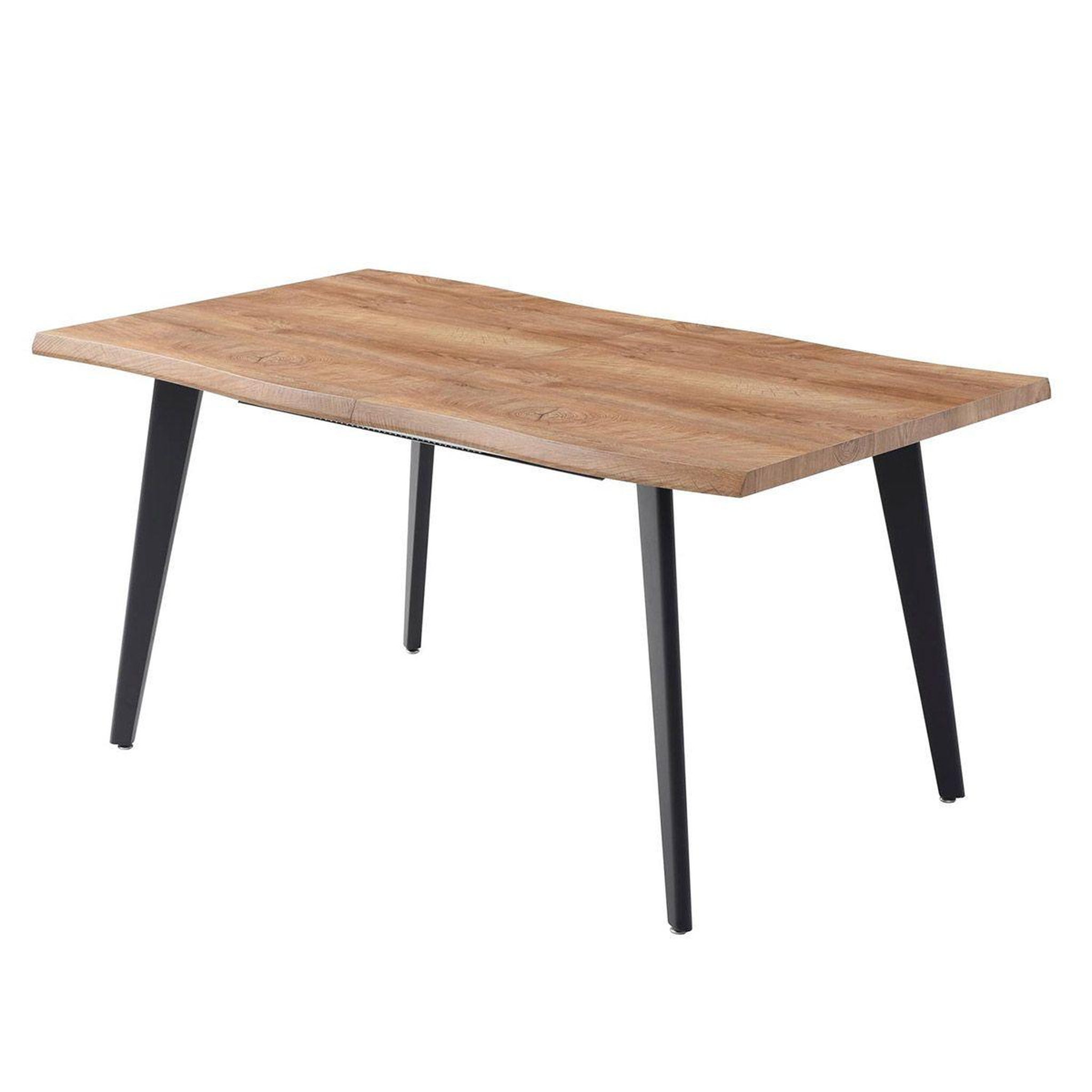 Voir la diapositive 2 : The Home Deco Factory Table de repas extensible  forest  150-210cm naturel