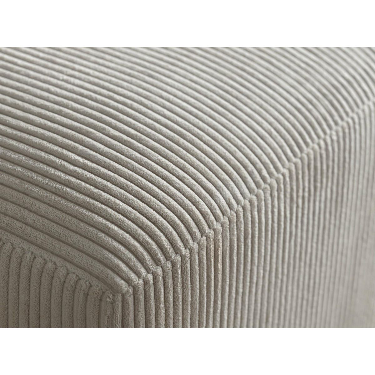 LISA DESIGN Livy - canapé d'angle convertible - avec coffre - en velours côtelé - 5 places - droit