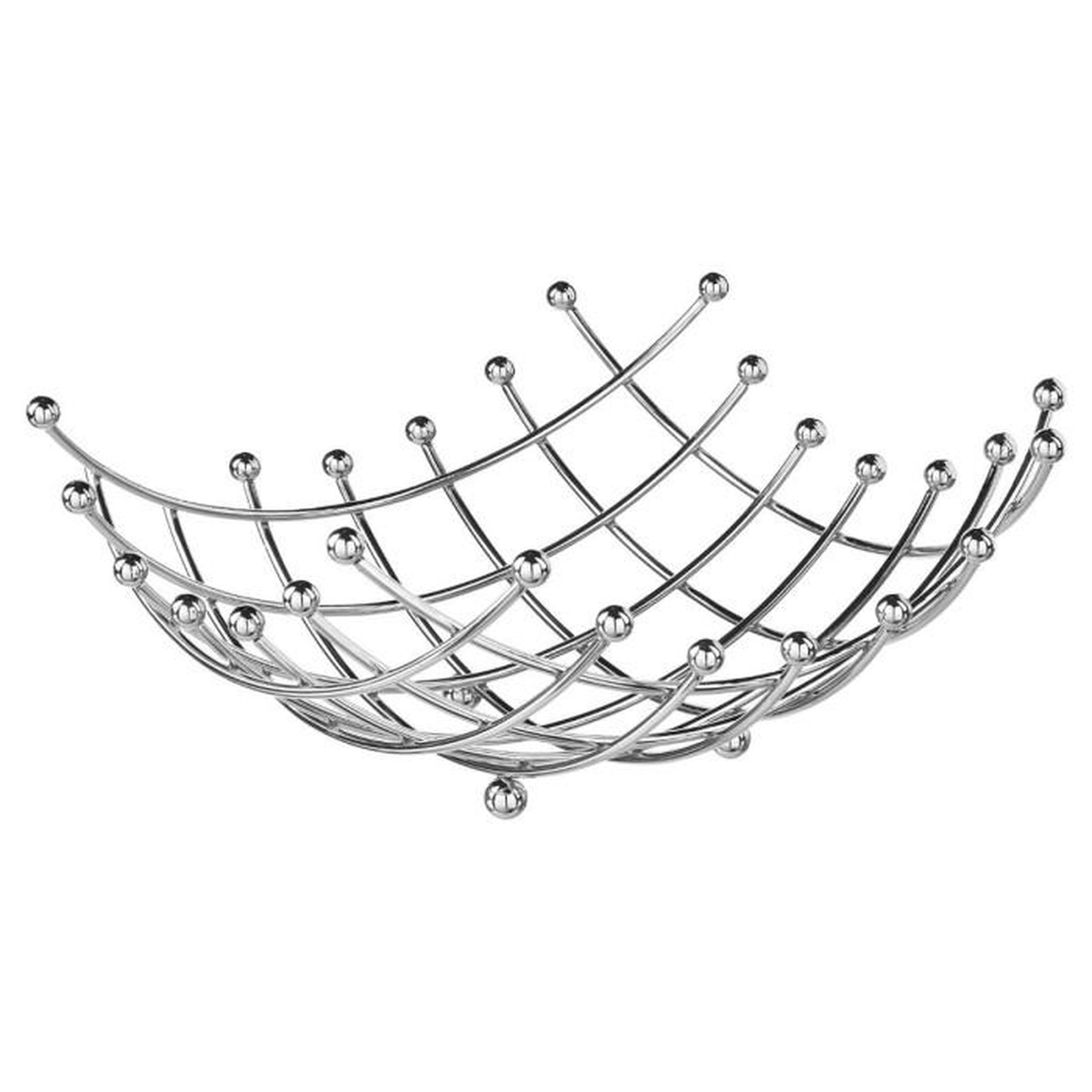 FIVE Corbeille à Fruits en Métal  Spirale  31cm Argent