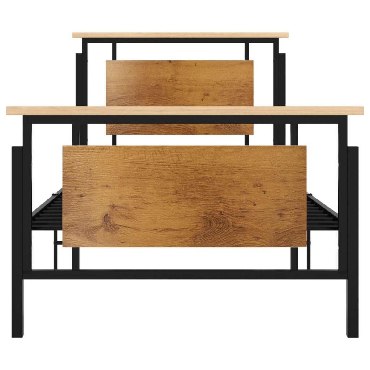 VIDAXL Cadre de lit sans matelas metal 90x200 cm