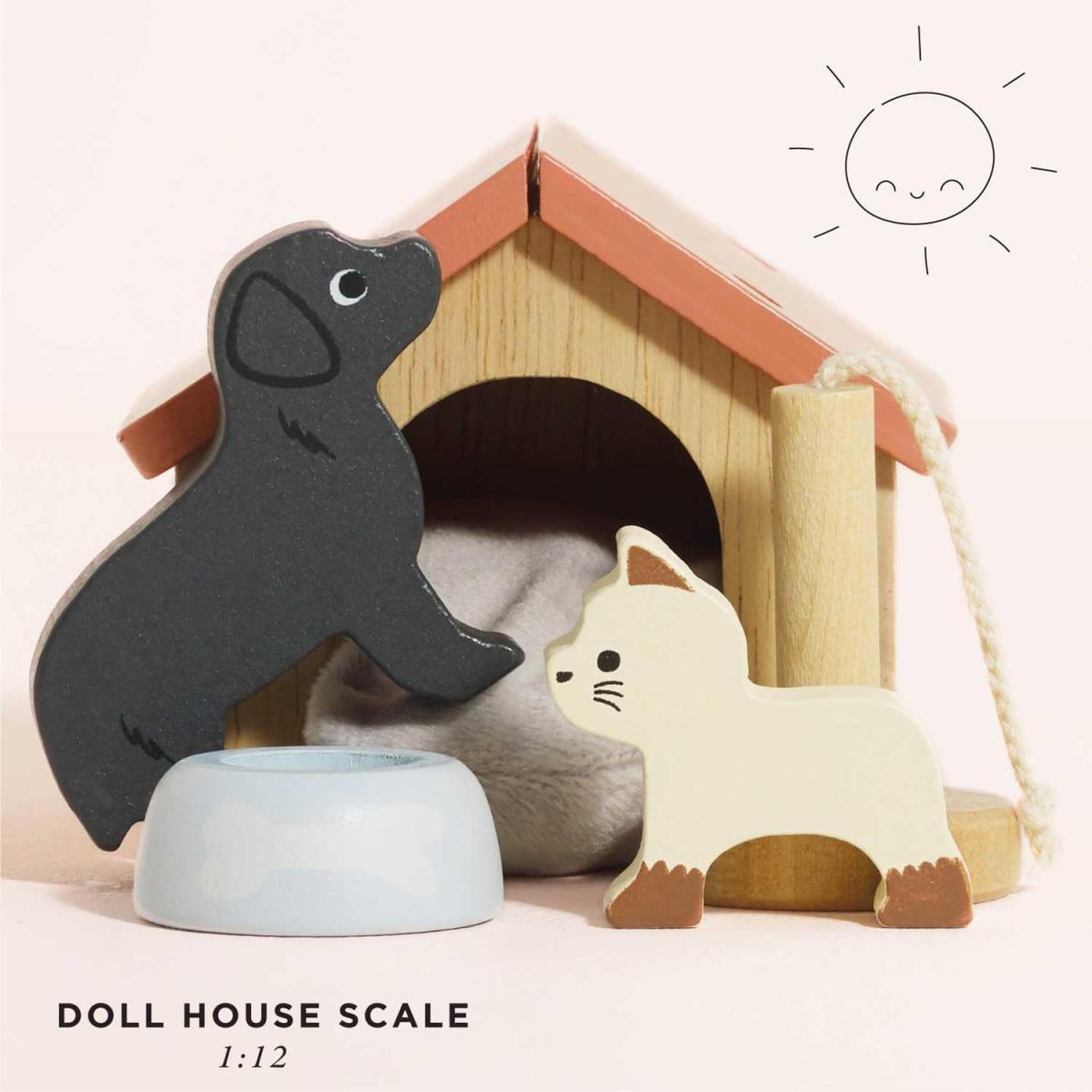 Voir la diapositive 3 : Le Toy Van Set D'animaux chien - 6 Pièces