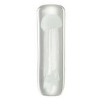 Paris Prix Presse-Papier en Verre  Méduse Cylindre  29cm Blanc Laiteux