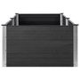 Voir la diapositive 4 : VIDAXL Lit sureleve de jardin 200x100x54 cm WPC Gris