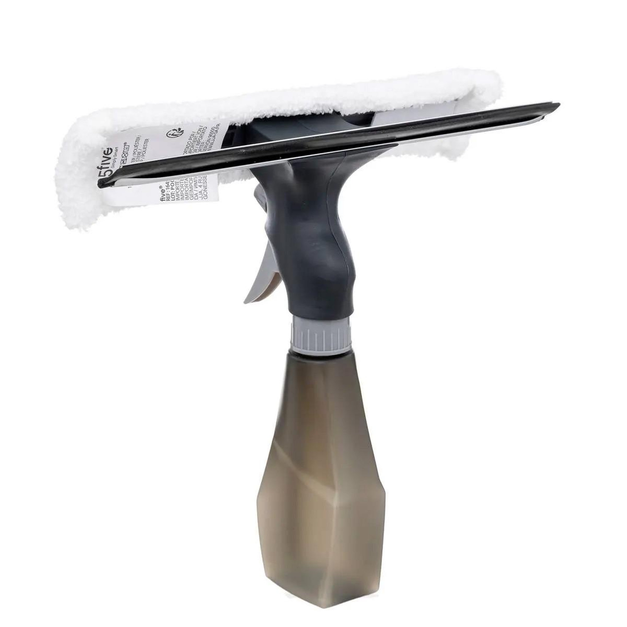 Voir la diapositive 2 : FIVE Spray lave vitre 3en1  mop  27cm gris