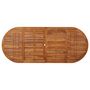 Voir la diapositive 4 : VIDAXL Table a dîner de jardin 220x90x75 cm Bois d'acacia massif