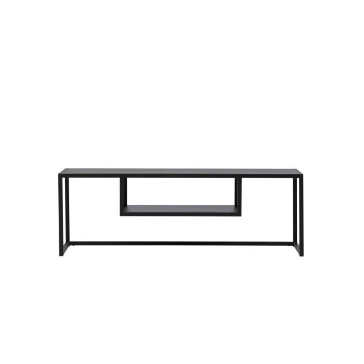 Paris Prix Meuble TV en Métal  Riverside  120cm Noir