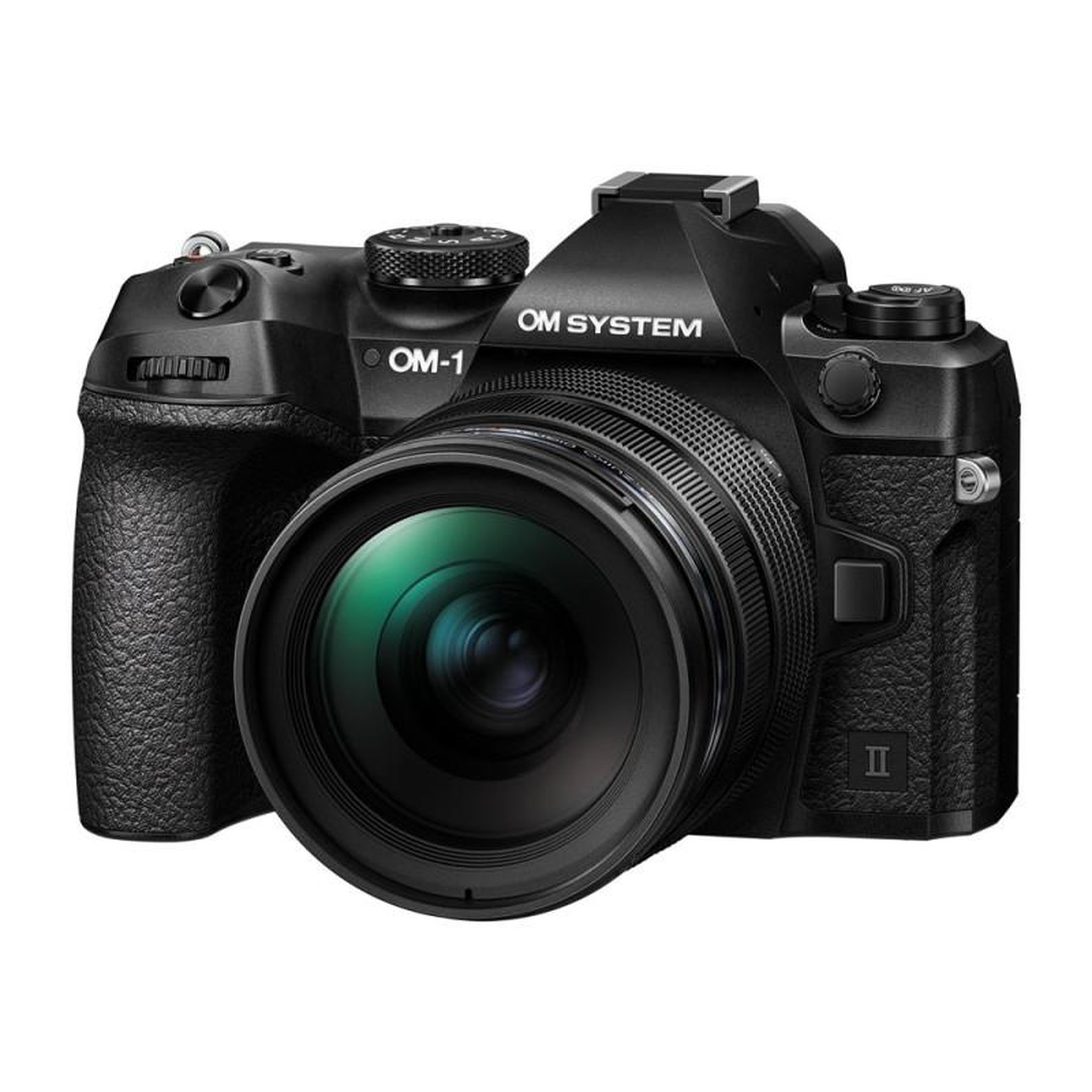 OM SYSTEM Appareil photo hybride Om System OM 1 Mark II Noir + Objectif M.Zuiko Digital ED 12 40mm F2.8 PRO II