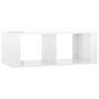 Voir la diapositive 2 : VIDAXL Table basse Blanc brillant 100x50x36 cm Bois d'ingenierie