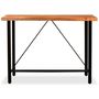 Voir la diapositive 3 : VIDAXL Ensemble de bar 7 pcs Bois d'acacia massif et de recuperation