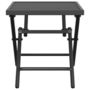Voir la diapositive 3 : VIDAXL Table de jardin pliable anthracite 38x38x38 cm Treillis d'acier