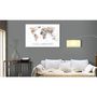 Voir la diapositive 2 : Paris Prix Tableau Imprimé  World Map : Where Today?