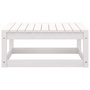 Voir la diapositive 5 : VIDAXL Salon de jardin 2 pcs avec coussins Blanc Bois de pin massif