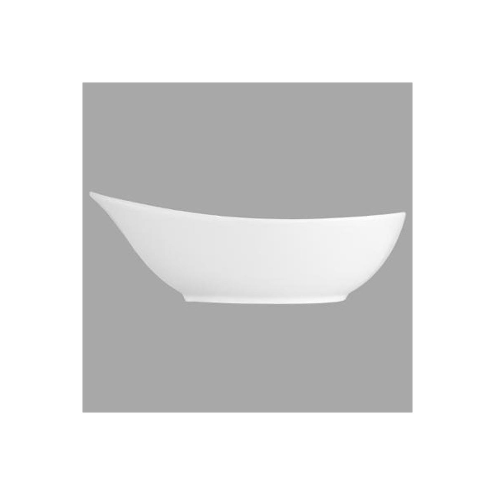Voir la diapositive 3 : SECRET DE GOURMET Lot de 6 coupelles porcelaine  goutte  21cm blanc