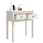 Voir la diapositive 5 : VIDAXL Table console Blanc 70x35x75 cm Bois massif de pin