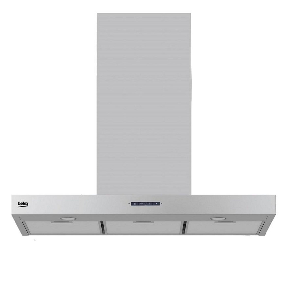 Beko Hotte décorative murale 90cm 64db 730 m3/h inox - hcb91731bxh