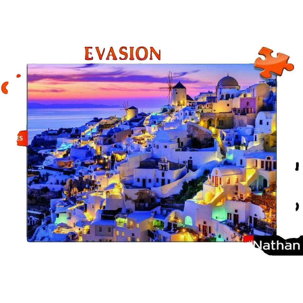 RAVENSBURGER Puzzle Ravensburger Coucher de soleil sur Santorin