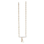 Paris Prix Balançoire en Bois & Coton  Boho  264cm Beige