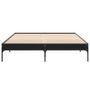 Voir la diapositive 4 : VIDAXL Cadre de lit sans matelas noir 150x200 cm