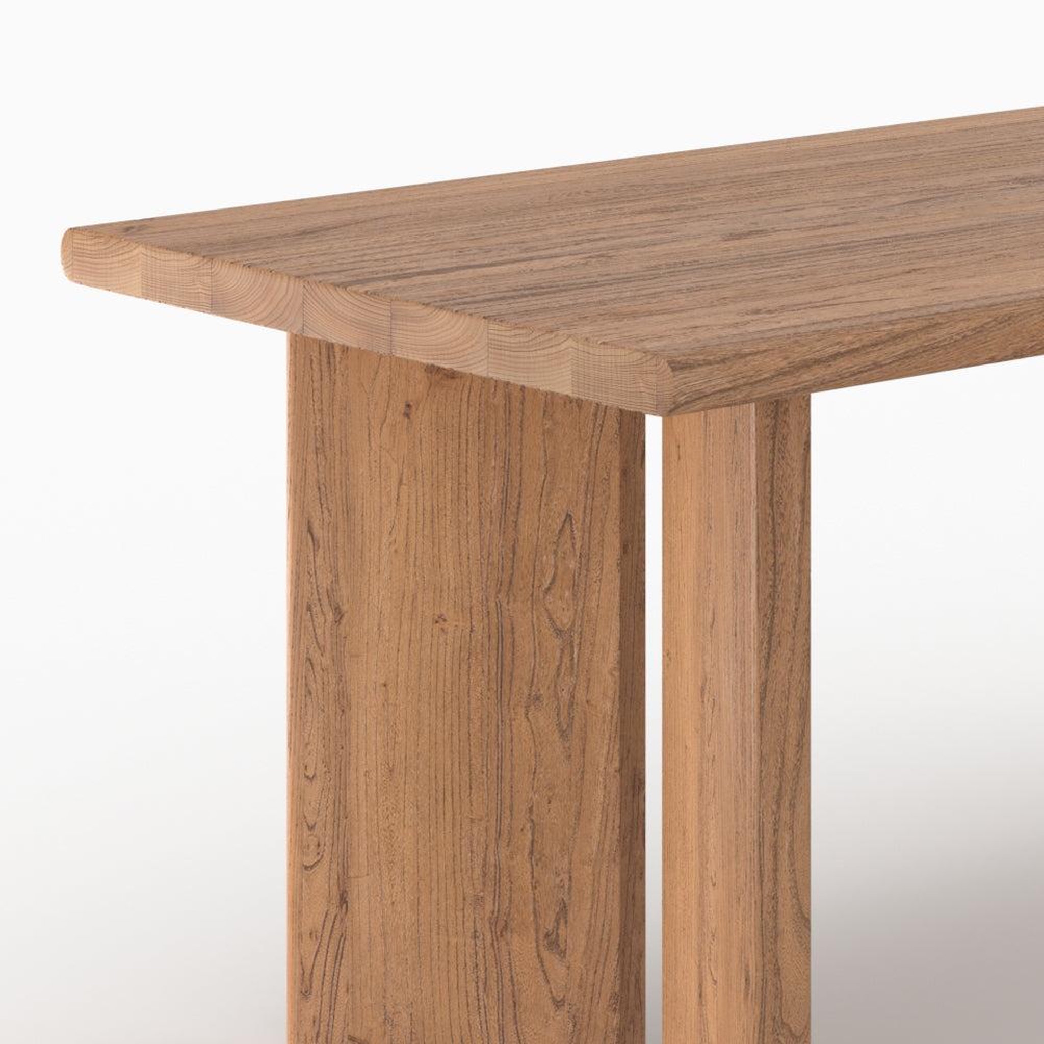 Voir la diapositive 6 : MAISON PAVANE Table rectangulaire en bois d'orme 8 personnes-albane