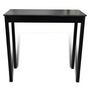 Voir la diapositive 4 : VIDAXL Set de 1 table de bar et 4 tabourets noir