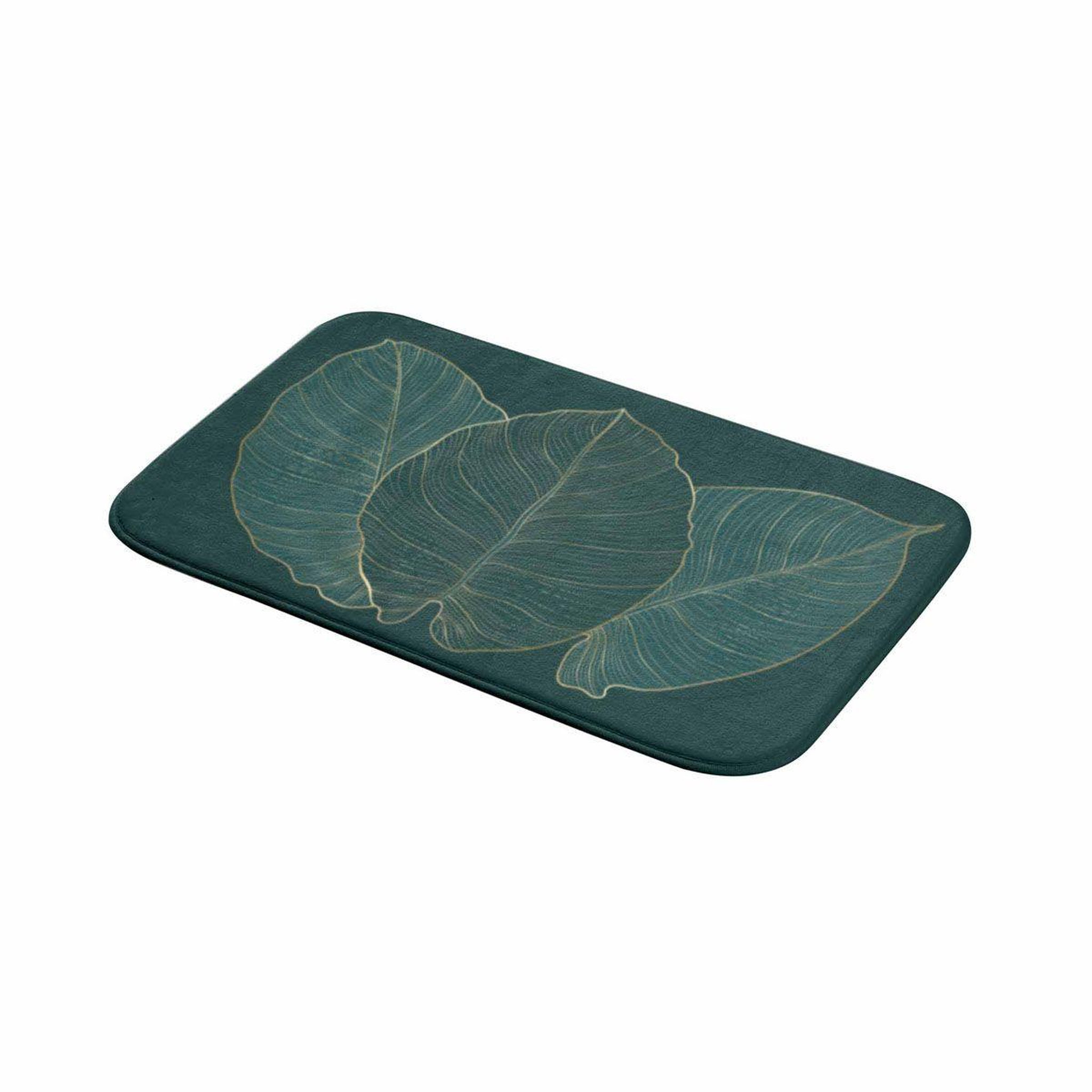 Voir la diapositive 4 : Douceur d'Intérieur Tapis de bain microfibre  jade  45x75cm vert