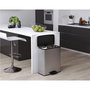 Voir la diapositive 2 : CURVER Poubelle de cuisine tri sélectif Decobin pedale duo 2x26L