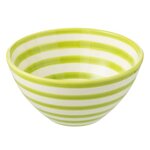 Paris Prix Coupelle en Céramique  Granada Rayure  22cm Vert
