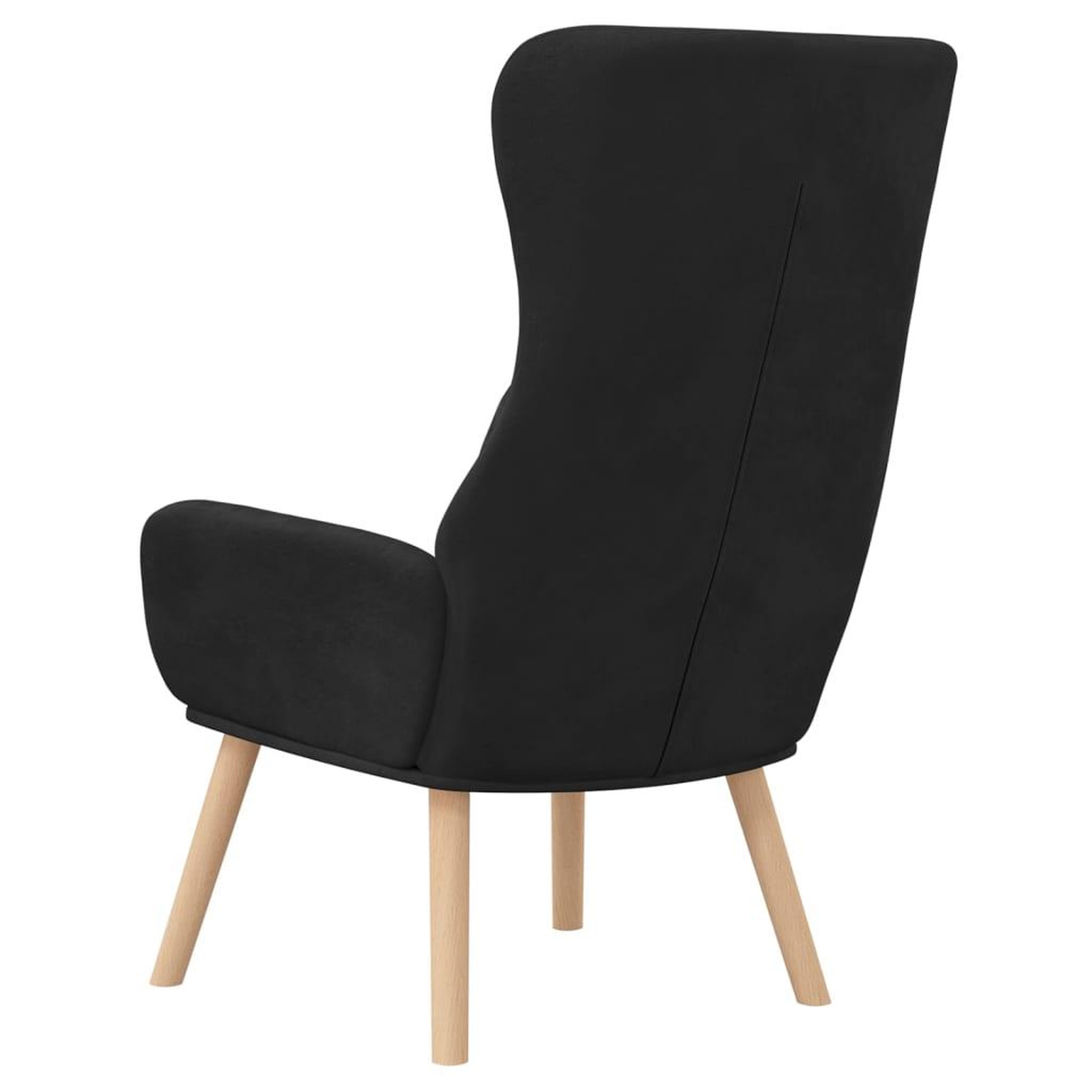 Voir la diapositive 5 : VIDAXL Chaise de relaxation Noir Velours