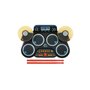 Voir la diapositive 3 : VTECH Batterie VTech Kidi DJ Drums