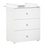 Voir la diapositive 5 : BABY PRICE Ensemble lit bébé 60x120 cm + commode à langer+ armoire NEW BASIC