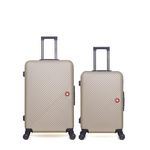 SWISS KOPPER SWISS KOPPER - LOT DE 2 - Valises grand format et weekend SPIEZ. Coloris disponibles : Gris