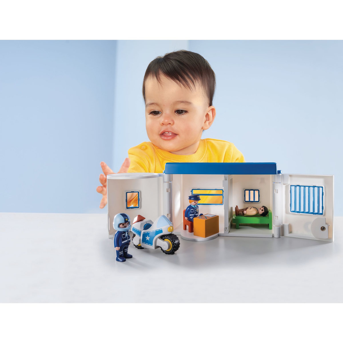 PLAYMOBIL 9382 - 1.2.3 - Commissariat de police transportable