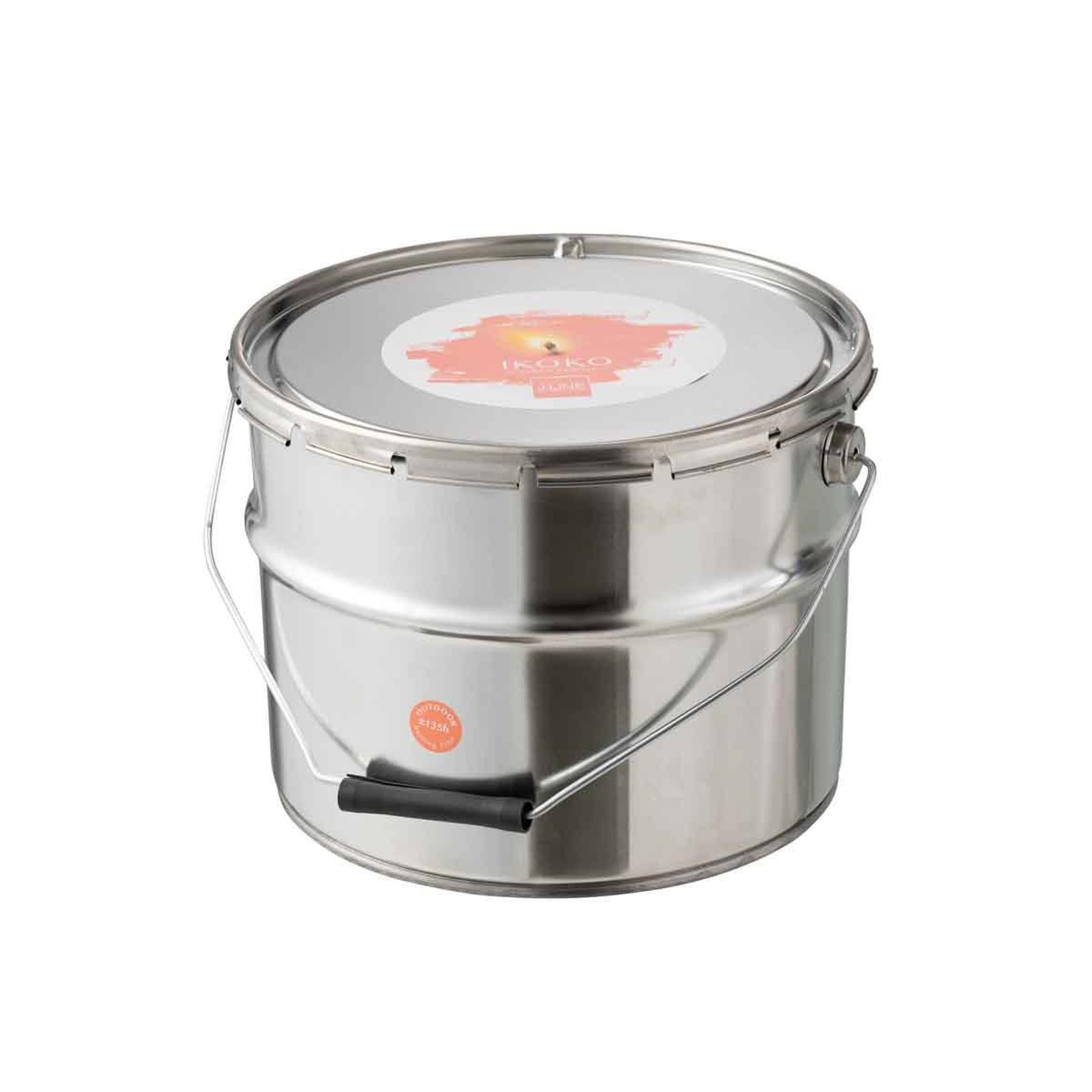Voir la diapositive 2 : J-LINE Bougie Parfumée  Ikoko Citronnelle  28cm Saumon