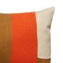Voir la diapositive 2 : ATMOSPHERA Coussin Déco Brodé  Hary  30x50cm Caramel
