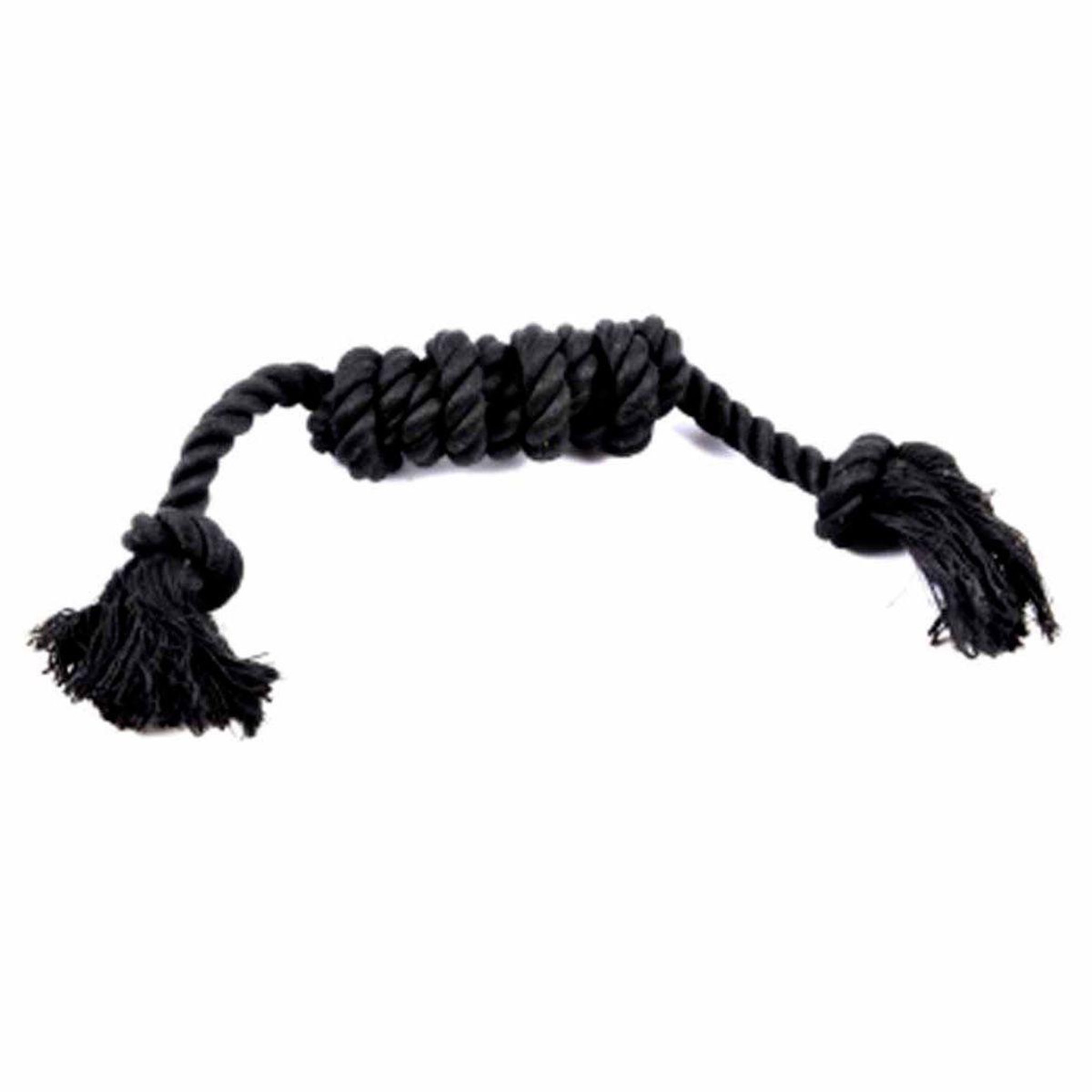 Voir la diapositive 1 : HOMEA Jouet à corde pour chien  cosy golden  42cm noir