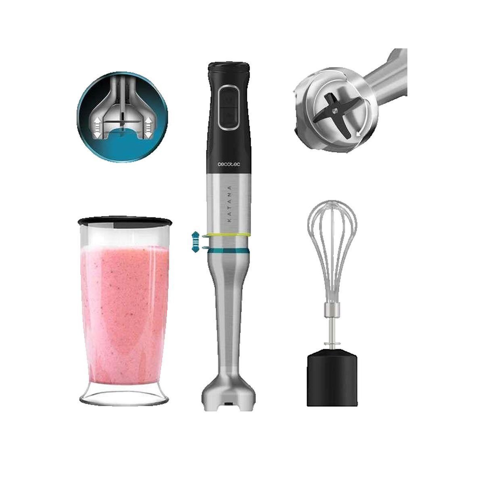 CECOTEC Mixeur plongeant Cecotec Katana 12 Cream B 1200 W